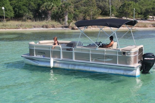 Destin boat rental at Gulf Islands National Seashore