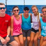 small group on a semi-private fishing charter in Destin