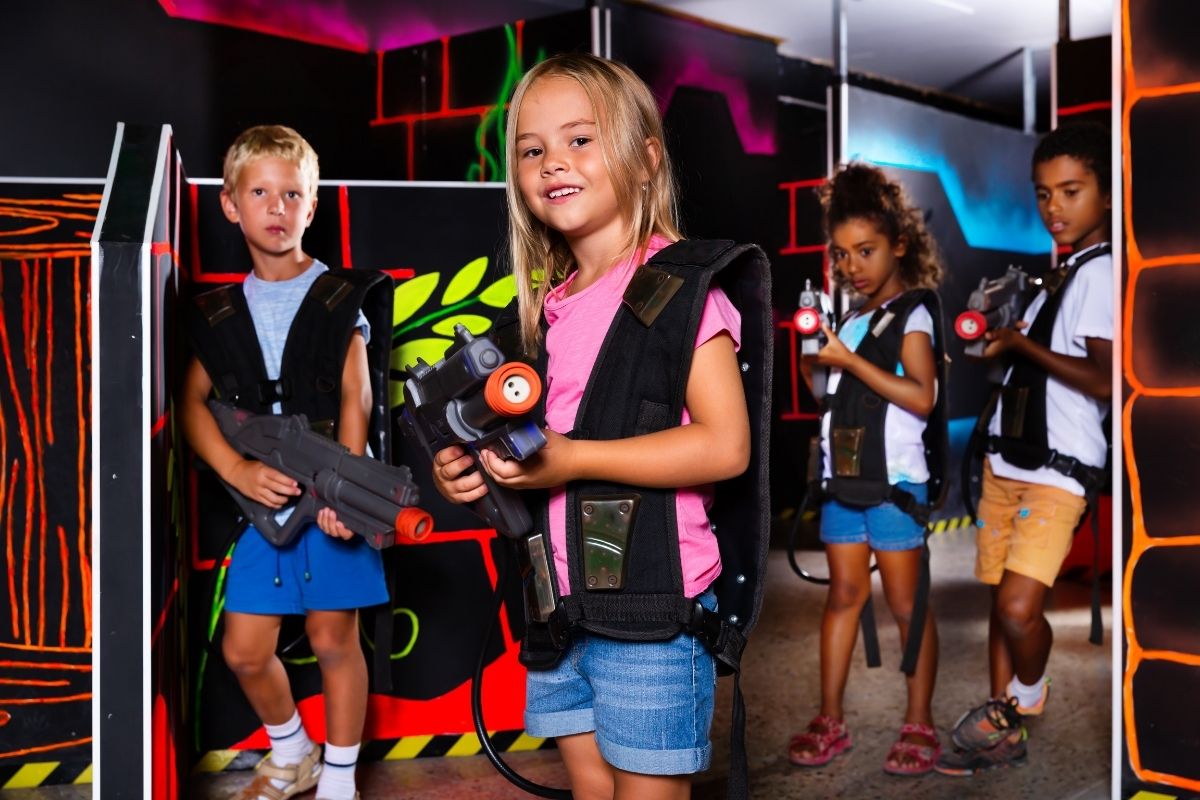 laser tag at Wild Willy's Adventure Zone