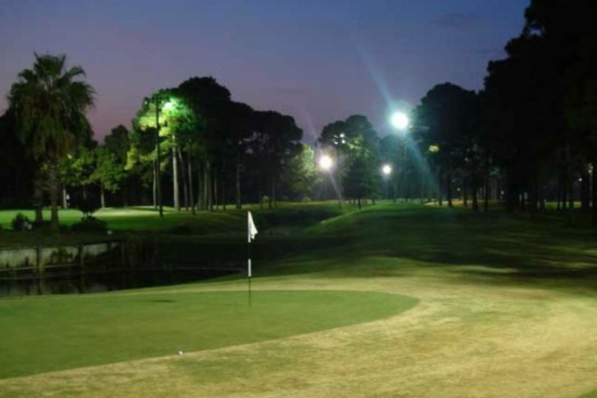 nighttime golfing at Golf Garden of Destin
